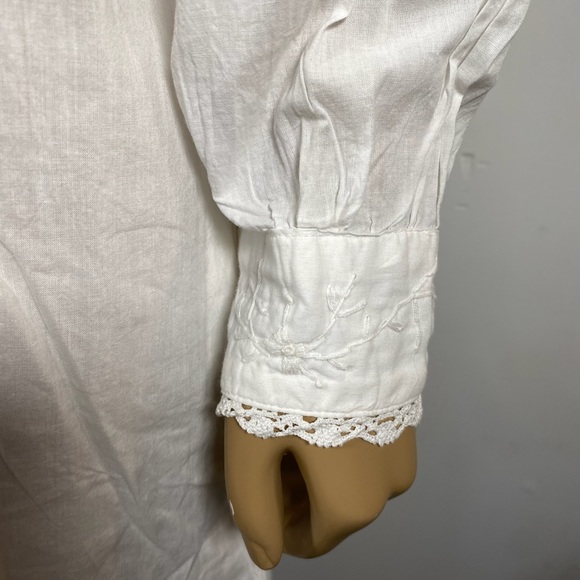 Hand Embroidered Papy Boez Women’s NWT Size M/L 100% Cotton Dress Vintage - Picture 2 of 12